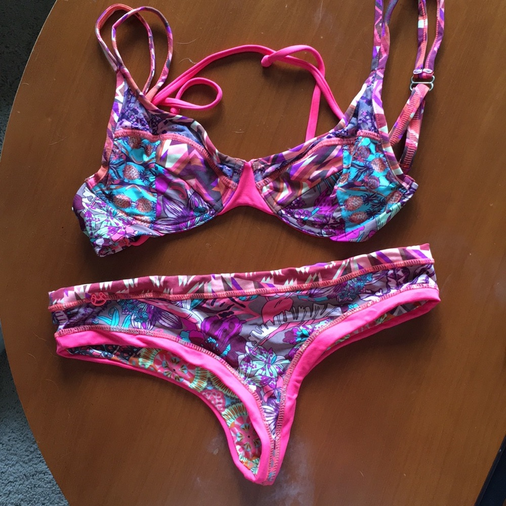 Maaji Underwire Bikini Top and Cheeky Bottom Swim